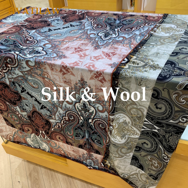 Shawl Wrap Winter - New Luxury 30% Silk 70% Wool