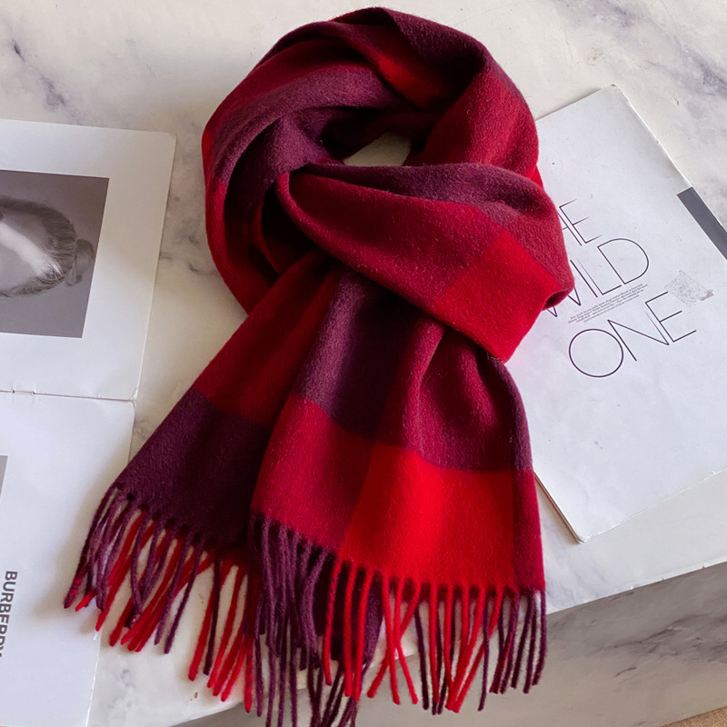 100% Wool Scarf Men Women Wint - đánh giá và giá Wool Scarf Men