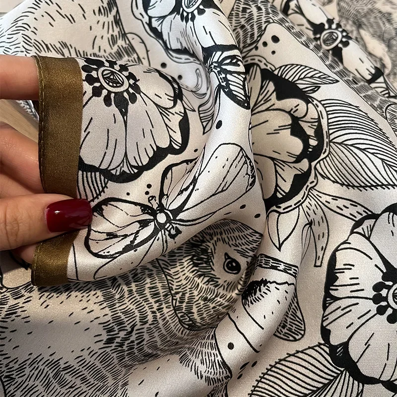 100% Silk Square For Women Cla - đánh giá và giá Shawl Wrap Winter