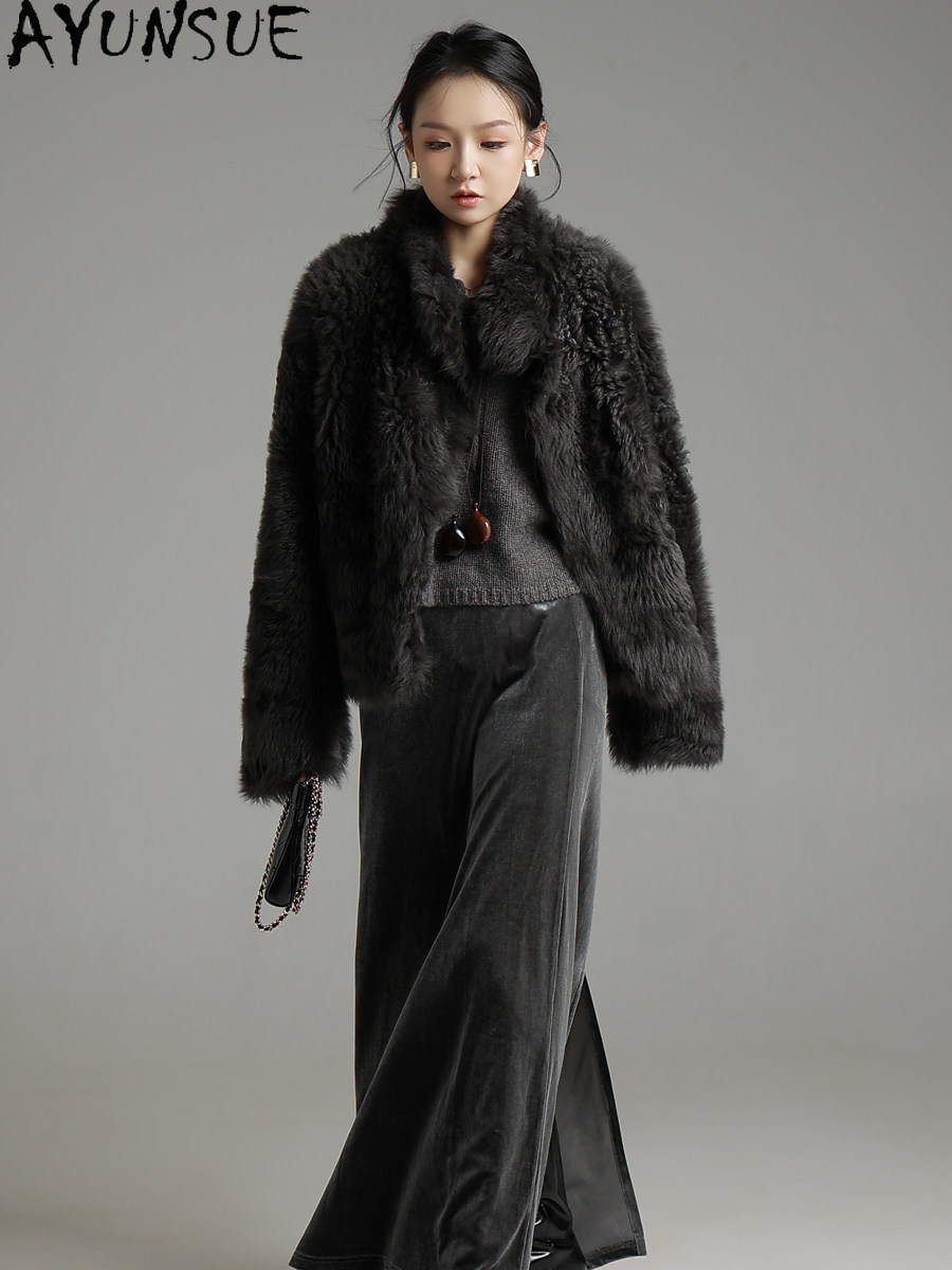 AYUNSUE Natural Tuscany Sheeps - đánh giá và giá Wool Coat Peacoat