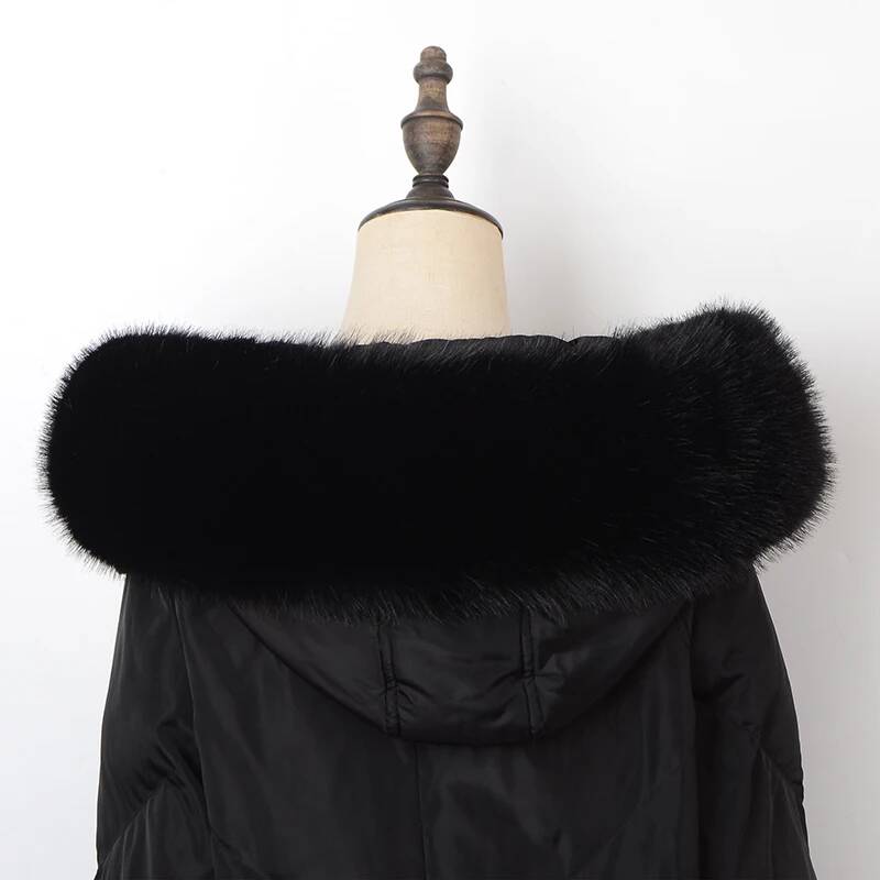 Winter Coat Fur Collar Faux Fu - đánh giá và giá Shawl Wrap Winter