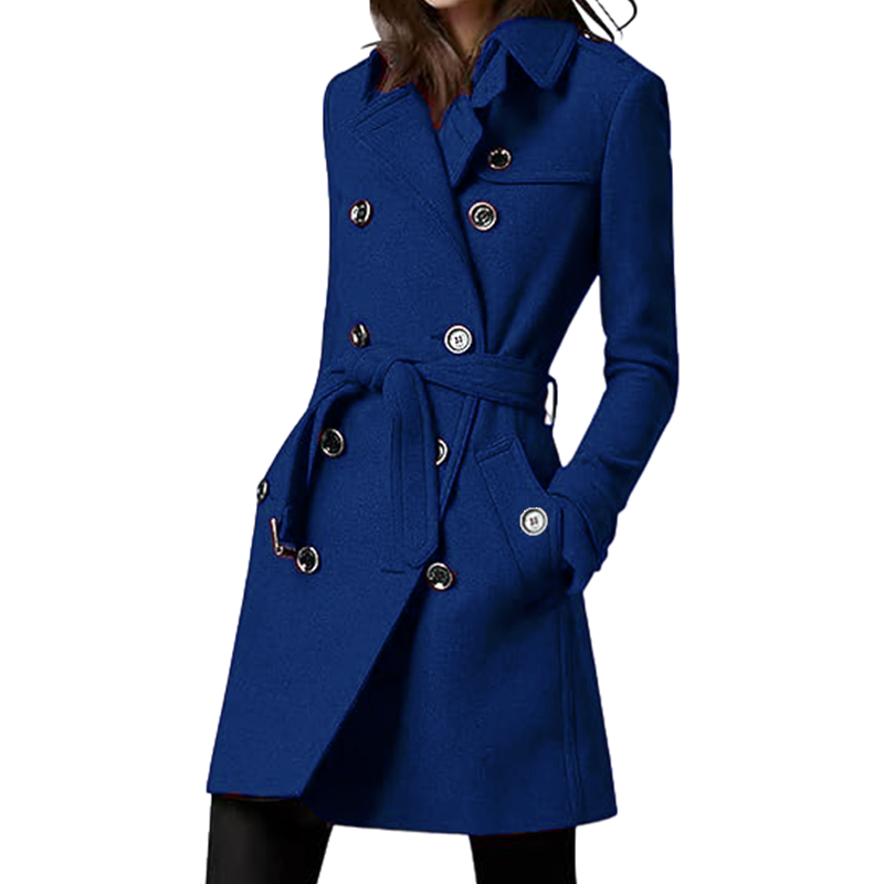 Women's Trench Coat Wool Blend - đánh giá và giá Wool Coat Peacoat