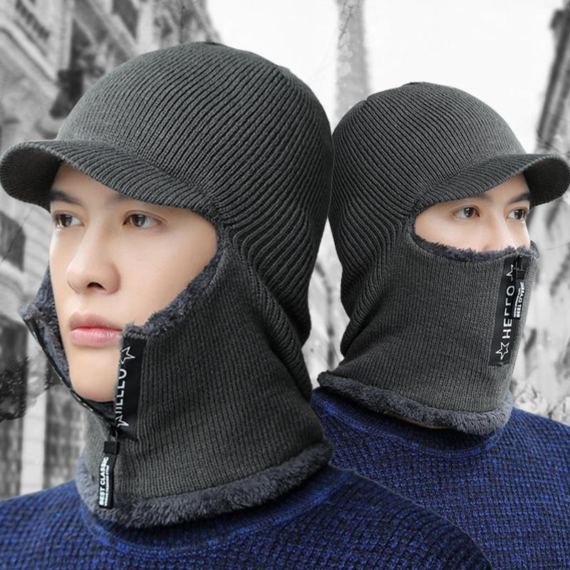 1pc New Men Winter Warm Wool H - đánh giá và giá Wool Scarf Men
