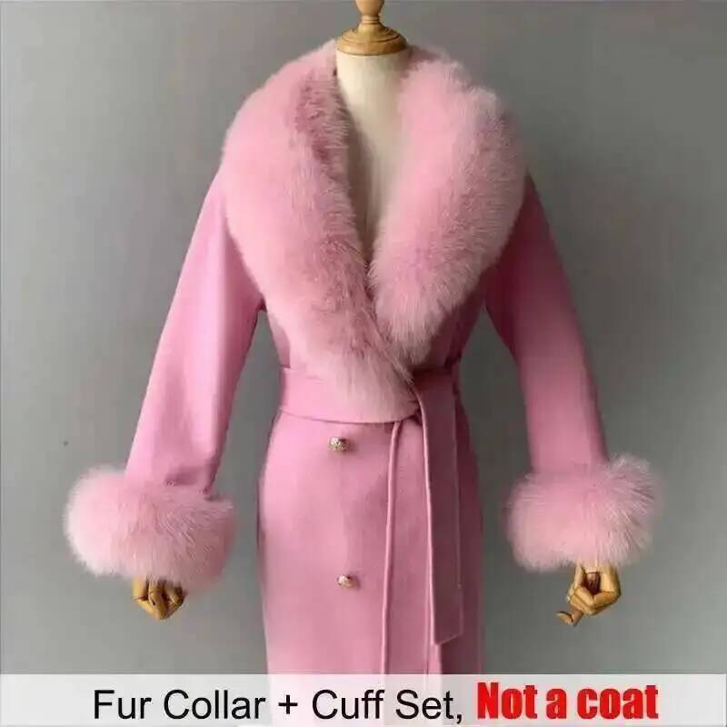Real Fur Collar And Cuffs Set  - đánh giá và giá Shawl Wrap Winter
