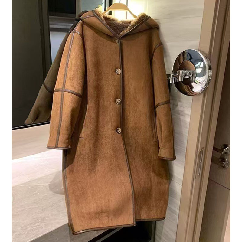 2026 Women's Double-Sided Lamb - đánh giá và giá Wool Coat Peacoat