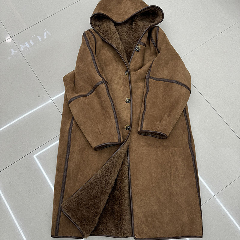 2026 Women's Double-Sided Lamb - đánh giá và giá Wool Coat Peacoat